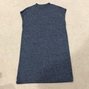 Grey and black t shirt dress